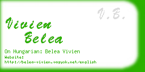 vivien belea business card